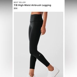 Alo Airbrush Highwaisted 7/8 Legging